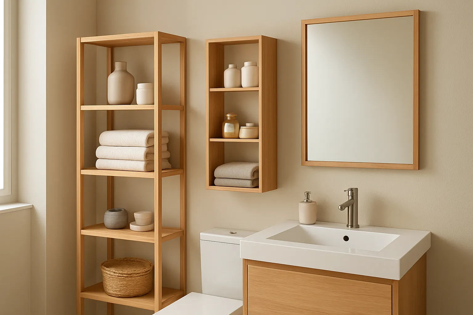 Transform Your Bathroom with Custom Bathroom Storage Racks